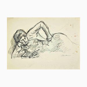 Mino Maccari, Retratos, Dibujo en técnica mixta, años 30
