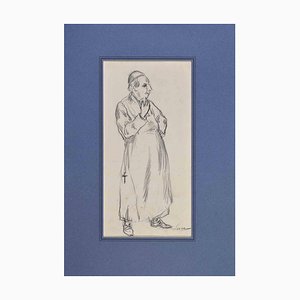 D'Après Maximilien Luce, Pasteur, Dessin, Début du XXe Siècle