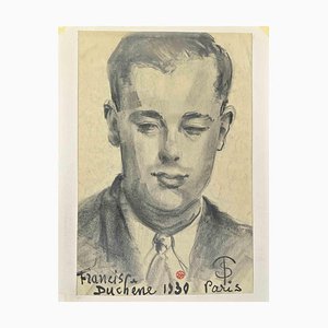 Francis Duchene, The Portrait, Drawing, 1930