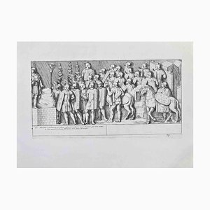 Pietro Santi Bartoli, Emperor Trajan Addressing the Roman Soldiers, 1672
