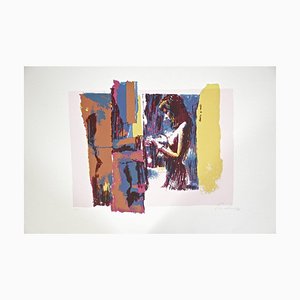 Nicola Simbari, Pink Nude, Screen Print, 1976