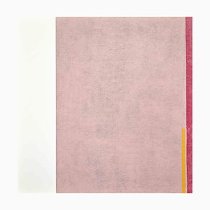 Eleni Zerva, Green Cosmos, Pink, Lithograph, 1971
