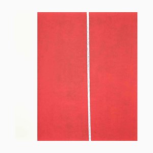 Eleni Zerva, Green Cosmos, Rot, Lithographie, 1971