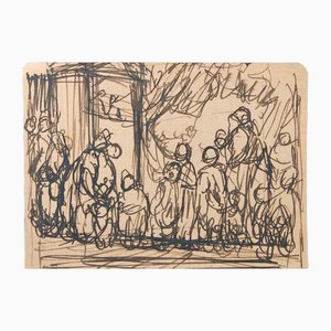 Gabriele Galantara, Die Figuren, Zeichnung, Anfang des 20. Jahrhunderts