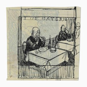 Gabriele Galantara, Die Figuren, Zeichnung, Anfang des 20. Jahrhunderts