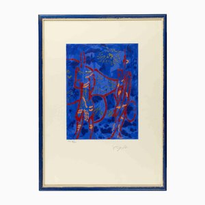 Antonio Vangelli, Abstract Composition, Screen Print, Mid-20th Century