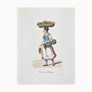 Christoph Suhr, Worteln Gele Worteln, Etching, 1808