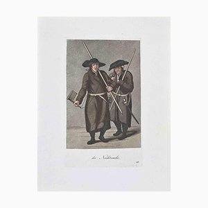 Christoph Suhr, Die Nachtwache, Acquaforte, 1808