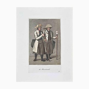 Christoph Suhr, Die Brandwache, Acquaforte, 1808