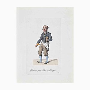 Christoph Suhr, Gluckstader Geele Worteln, Kantuffeln, Acquaforte, 1808