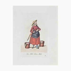 Christoph Suhr, Moet Melk Harn Melk, Etching, 1808