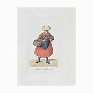 Christoph Suhr, Sturn un Elb-Butt, Grabado, 1808