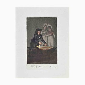 Christoph Suhr, Kieler Sprott Tein Vor'n Schilling, Etching, 1808