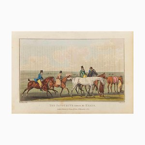 Henry Alken, The Favorite Between the Heats, Etching, 1822
