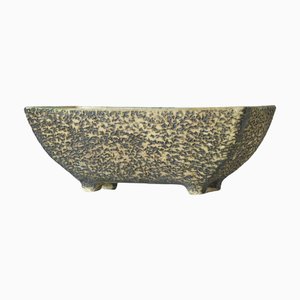 Mid-Century Birch Bark Studio Pottery Planter, 1950s