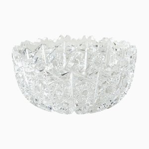 Ciotola Snowflake in cristallo, inizio XX secolo