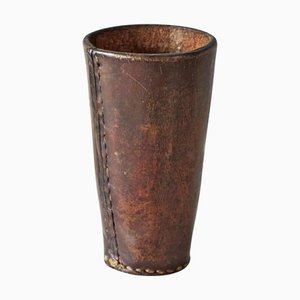 Porte-Stylo Mid-Century en Cuir, 1960s