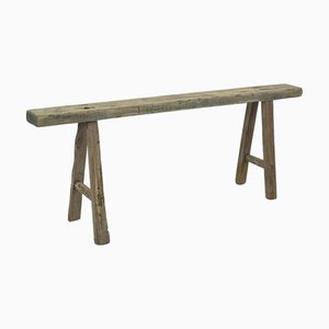Banc de Cochon Rustique en Bois