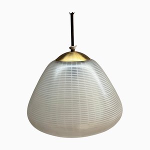 Mid-Century Glass Pendant attributed to Wilhelm Wagenfeld, Munich, Germany, 1950s