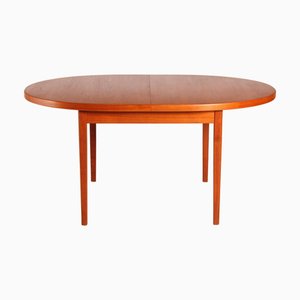 Mesa de comedor extensible danesa Mid-Century de Bernhard Pedersen & Son, años 60