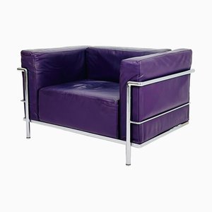 Mid-Century LC3 Armchair Model 0275 by Le Corbusier for Cassina, Italy, 1960s