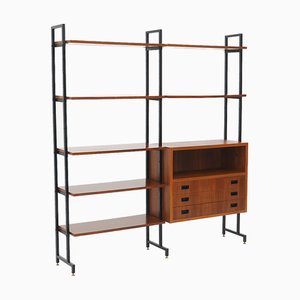 Bookcase with Shelves and Drawers, 1960s