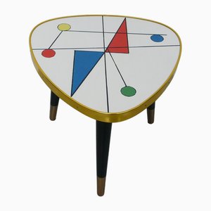 Small Mid-Century Triangle-Shaped Plant Table, Germany, 1950s
