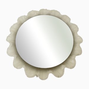Vintage Acrylic Glass Wall Mirror with Backlight, Germany, 1970s