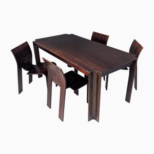 Mobilier de Salle à Manger Strip par Gijs Bakker pour Castelijn, 1970s, Set de 5