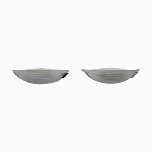Murano Glass Wall Lamps from AV Mazzega, 1990s, Set of 2