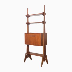Vintage One-Bay Bookcase, Italy, 1960s