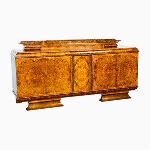 French Art Deco Burr Walnut Sideboard by Jules Leleu, 1930