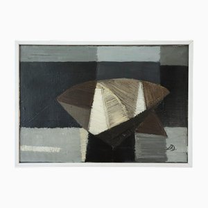 Nocturne Sail, Oil Painting, Framed
