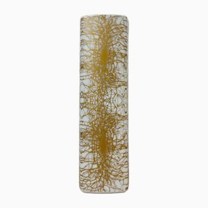 Vase Art en Porcelaine avec Motif Abstrait Doré de Heinrich & Co. Selb Bavaria, Allemagne, 1970s
