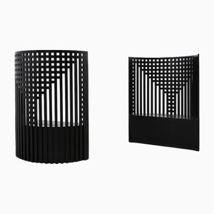 Chaises Black Willow par Charles Rennie Mackintosh pour Atelier International, Italie, 1980s, Set de 2