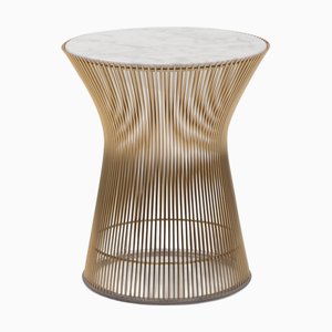 18 Karat Gold Beistelltisch von Warren Platner für Knoll International, 2000er