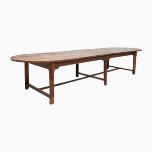 Large Oak Community Table, 1850