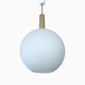 Lampada a sospensione Mid-Century moderna in vetro, anni '50