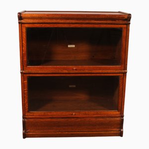 Bücherregal aus Eiche von Globe Wernicke, 2er Set
