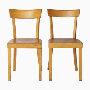 Set of Vintage Frankfurt Dining Chairs in Beechwood, 1950s
