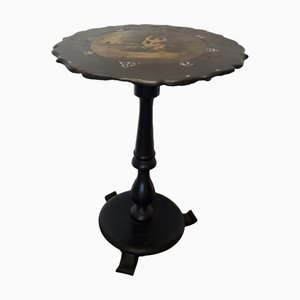 Antique Victorian Tilt Top Side Table, 1880s