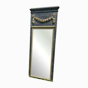 Louis XVI Style Wooden Trumeau Mirror