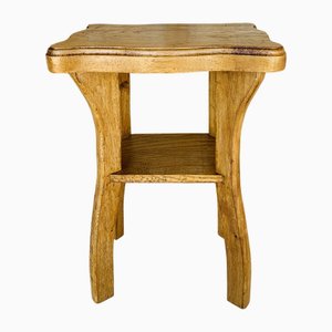 Vintage Farmhouse 2-Tier Side Table, 1940s