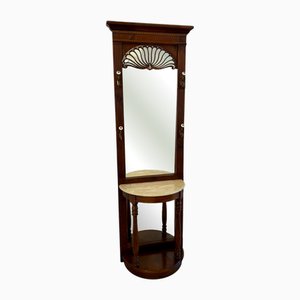 Meuble d'Entrée Édouardien Antique en Noyer, 1900s