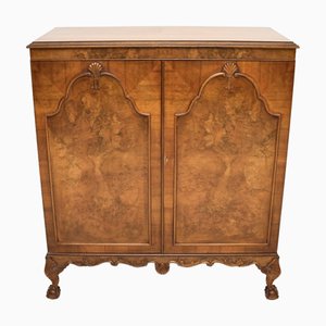 Meuble Style Queen Anne en Ronce de Noyer, 1920s
