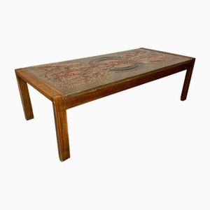 Table Basse Brutaliste Regency Mid-Century, 1960s