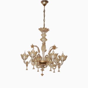 Vintage Murano Glass Chandelier, 1990s