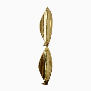 Mid-Century Modern Swedish Brass Sconces, Set of 2