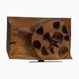 Yasuo Fuke, Abstract Sculpture, 1968, Mahogany