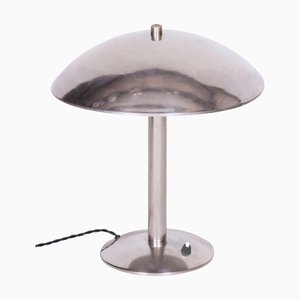 Czech Bauhaus Table Lamp in Chrome-Plated Steel attributed to Napako, 1930s